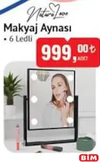 NATURALOVE MAKYAJ AYNASI 6 LEDLİ